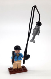 LEGO Indiana Jones &ndash; Jock (iaj008) Minifigure Temple Escape 7623 w/ Accessories