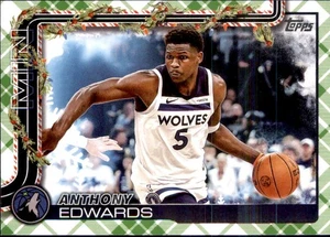 Topps Holiday NBA 2025 - Anthony Edwards Minnesota Timberwolves #H84 - Imagen 1 de 2