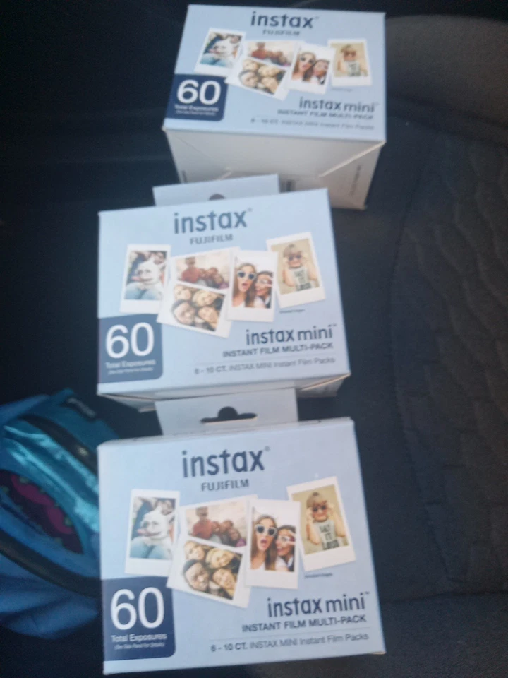 Fujifilm Instax Mini Instant Film - 180 Exposures BrandNew! 3 Boxes!! - Image 1 of 1