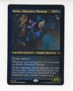 Lámina mítica de stock grueso Mirko, Obsessive Theorist 0050 MKC MTG casi como nueva - Imagen 1 de 3