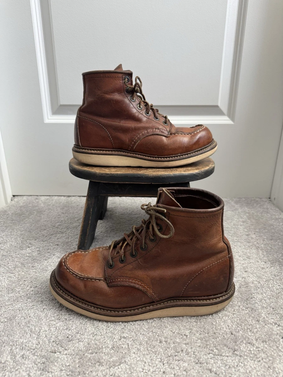 靴 red wing 1907 US8 Red Wing Heritage 1907 Classic Moc Style in Copper Rough & Tough