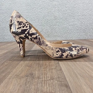 Decolte donna Loeffler Randall taglia 8,5 stampa animalier tacco stampa pelle di serpente - Foto 1 di 12