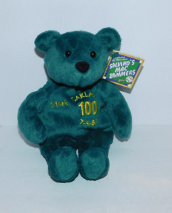 NEAT 8" SALVINO'S BEANIE TOY STUFFED BEAR WITH TAG OAKLAND A'S MARK MCGWIRE
