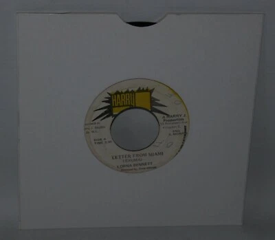 Lorna Bennett - Letter From Miami - Jamaica Vinyl 7" Single - Harry J Records - Image 1 of 3