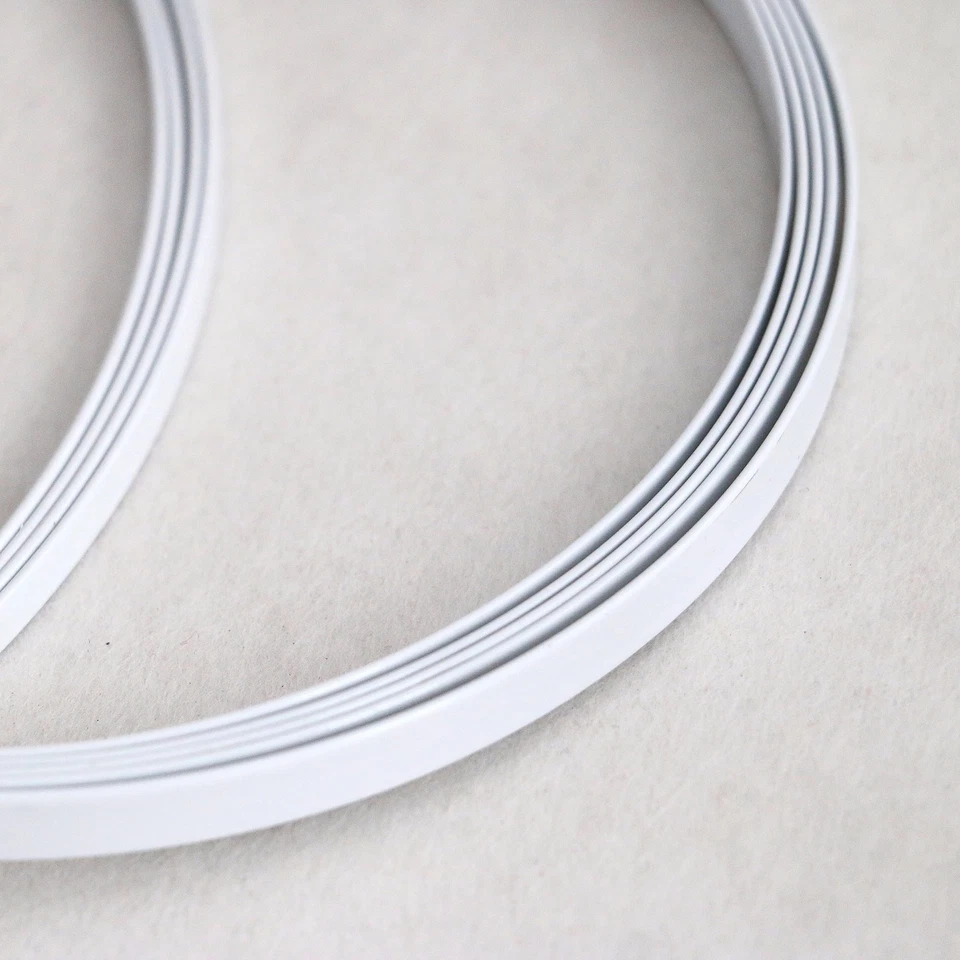 Corsé de acero blanco deshuesado 1/4" - rollo de 11 yardas - hecho de alto carbono, endurecido, Foto 1 de 1