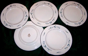5 Pristine Pickard Snowberry 8.25in Salad Plates #1 - Picture 1 of 2