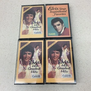 NEW Elvis His Greatest Hits 4 Cassette Tape Inspirational Readers Digest Vintage - Picture 1 of 4