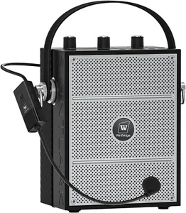 Amplificatore Vocale Wireless 40W S98 Portatile Bluetooth 5.3 PA Sistema UHF Winbridge - Foto 1 di 12