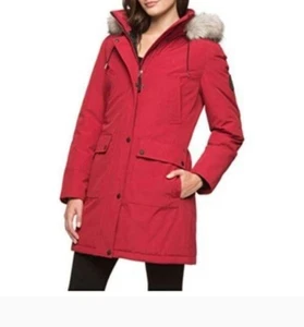 Andrew Marc Red Winter Coat Size Small - Picture 1 of 6