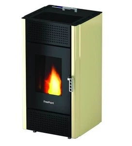 Stufa a pellet Freepoint Miriam 7 kw Avorio. - Foto 1 di 1
