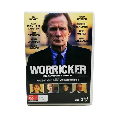 WORRICKER The Complete Trilogy DVD Reg 4 BBC Bill Nighy Ralph Fiennes 3 Disc Set - Image 1 of 3