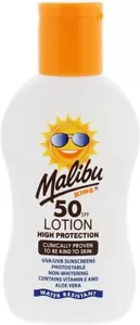Malibu Kinder Sonnenschutz Lotion LSF50 wasserabweisend UVA Schutz 200ml 2er Pack - Bild 1 von 4