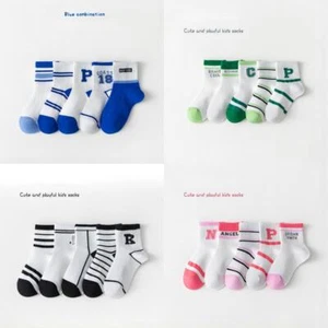 5X Boys Girls Kids Breathable Cotton Cartoon Cute Cozy Warm Ankle Socks UK - Picture 1 of 16