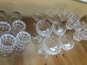 6 Sektschalen 6 Weingläser 6 Cognac Gläser Original Bleikristall - Bild 1 von 3