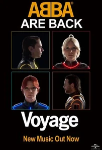 ABBA VOYAGE 2023 poster print A1 23.4X33" Free P&P Benny Anderson Bjorn - Picture 1 of 1