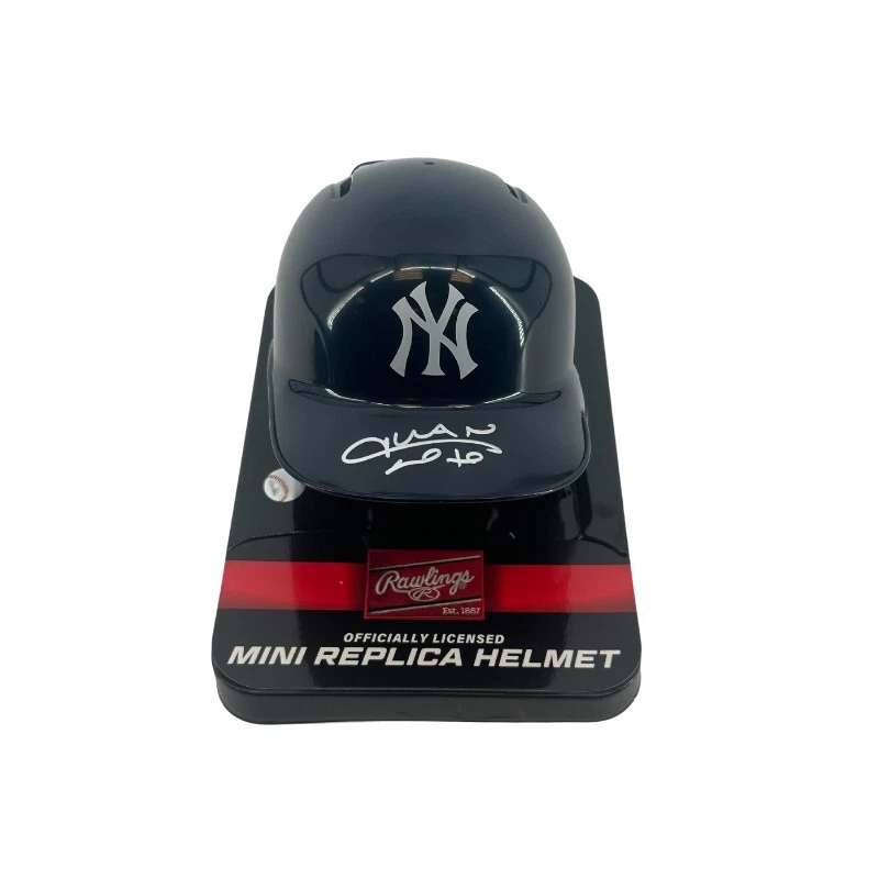 Juan Soto New York Yankees Signed/ Autographed Mini Batting Helmet - JSA COA - Image 1 of 1