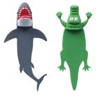 Gifts PVC Shark Crocodile Book Clip Books Support School Supplies 3D Bookmark