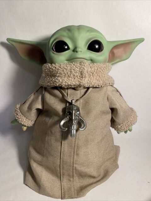 Star Wars Grotu Brinquedos de pelúcia infantil, boneca macia do