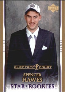 2007-08 Upper Deck Electric Court Gold #242 Spencer Hawes