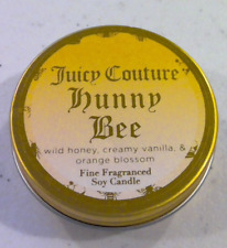 Juicy Couture ~ HUNNY BEE ~ Soy Candle ~Wild Honey Creamy Vanilla Orange Blossom