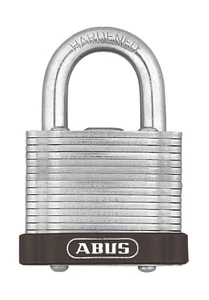 ABUS 41/40 Laminated Steel Padlock, 1-1/2"W, 19326, rust resistant coating - Picture 1 of 8