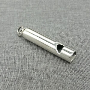 925 Sterling Silver Plain Whistle Pendant for Necklace