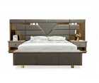 Bett Nachttisch 3 tlg. Schlafzimmer Set Design Modern Luxus Elegant Komplett