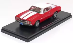 Chevrolet Chevelle SS 454 Hardtop Coupe Red with White Roof AutoWorld AWR1134 - Foto 1 di 2
