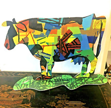Aluminum Cows  " Dora " sculpture  by DAVID GERSTEIN