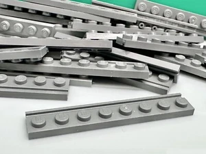 LEGO Plate 1 x 8 With Door Rail, Dark Grey No: 4510 From AT-AT Set 75313 - Picture 1 of 10