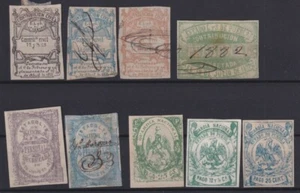 F-EX17126 MEXICO REVENUE PUEBLA GUARDIA NACIONAL CONTRIBUCION STAMPS LOT. - Imagen 1 de 1