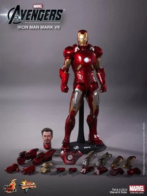 Hot Toys Iron Man Mark VII 7 MK7 MMS185 Marvel's Avengers Película NUEVO EN CAJA Foto 1 de 4