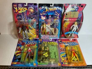 Konvolut 6 Vintage X-Men Actionfiguren (OVP) mit Sammelkarten - Bild 1 von 4