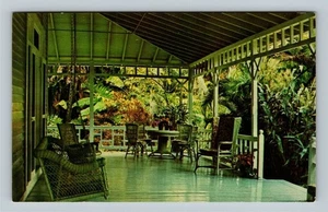 Fort Meyers FL, Edison Home, Porches On Three Sides Vintage Florida PostcardÂ Â  - Picture 1 of 2