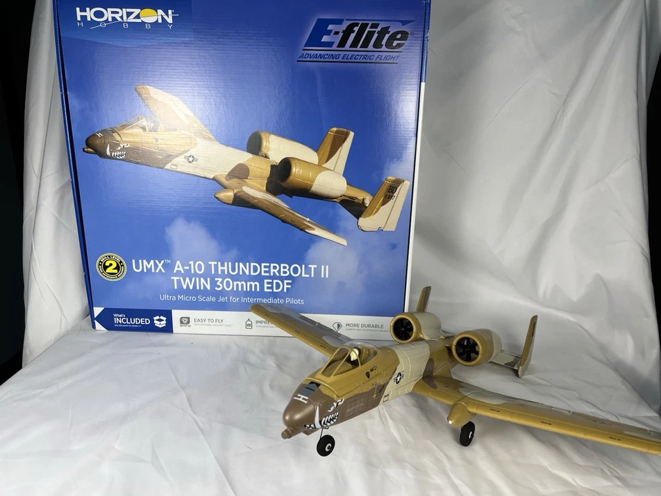 E-Flite Thunderbolt II UMX A-10 Remote Controlled Airplane - EFLU6550