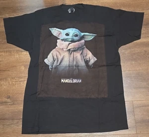 Star Wars The Mandalorian Men's Black Short Sleeve Graphic T-shirt Size Large - Picture 1 of 3