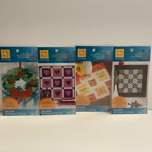 Simplicity EZ Quilting Template Stencils Fabric Paper Crafts Scrapbook Set of 4 - Picture 1 of 12