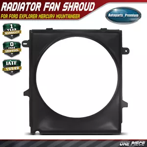 Radiator Cooling Fan Shroud for Ford Explorer 96-01 Mercury Mountaineer 97-01 - Foto 1 di 9
