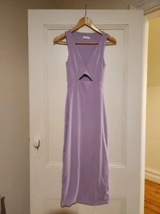 Kookai Dress Womens Size 0 AU 6 Passion Flower Rachelle Midi Bodycon Cut Out New - Picture 1 of 4