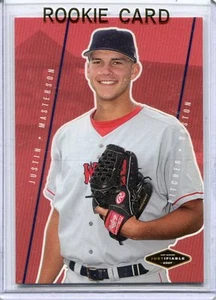2007 Just Minors Baseball Card ROOKIE Justin Masterson Boston Red Sox come nuova #JF24 - Foto 1 di 1