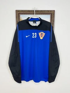 Nike Croatia Pre Match Player Issue Train Sweatshirt #23 Football Jacket Size XL - Picture 1 of 17