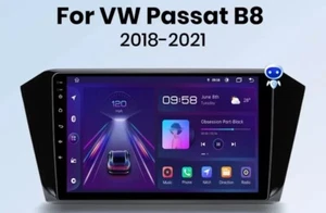 RADIO 2 DIN ANDROID PER VOLKSWAGEN PASSAT B8 NAVIGATORE USB GPS Wi-Fi  - Foto 1 di 4