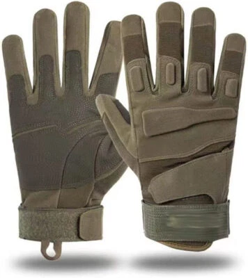 Guantes de motocross moto tácticos guantes de dedo completo para montar Foto 1 de 4