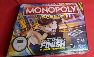 Monopoly Speed Brettspiel, Spielen in weniger als 10 Minuten, schnell spielendes Brettspiel OVP - Bild 1 von 2
