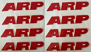 Lot of 8 LARGE ARP Automotive Racing Products CAR STICKERS Original 9.5"x2" NEW - Picture 1 of 5