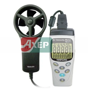 A● TENMARS TM-412 Air Velocity Meter Airspeed Anemoscope Anemometer -20~50oC - Imagen 1 de 1