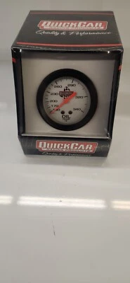 Medidor, Temperatura del Aceite, 140-340 Grados F, 2 5/8 in., Cara Blanca, Analógico Foto 1 de 2