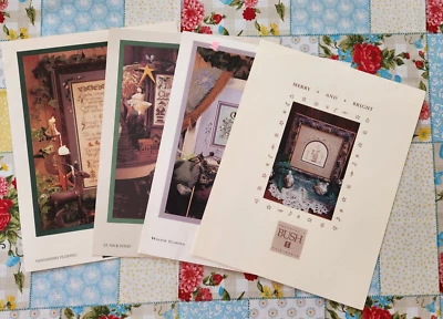 4x Shepherd's Bush Christmas Merry Bright Winter Garden St Nick Cross Stitch - Image 1 of 4