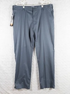 Adidas Golf Pants Mens 38x32 Gray Chino Flat Front Stretch Performance NEW NWT - Picture 1 of 9