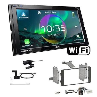 JVC Autoradio WiFi Apple CarPlay DAB für Mitsubishi L 200 / Triton ab 2015 piano - Bild 1 von 4